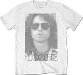 The Doors - Aviators Heren T-shirt - L - Wit