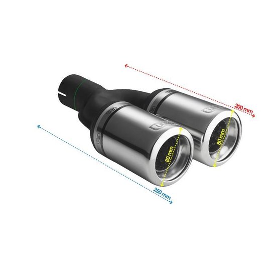 Uitlaatsierstuk Rondl RVS Ulter Sport