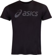 Asics Silver  Sportshirt - Maat S  - Mannen - zwart
