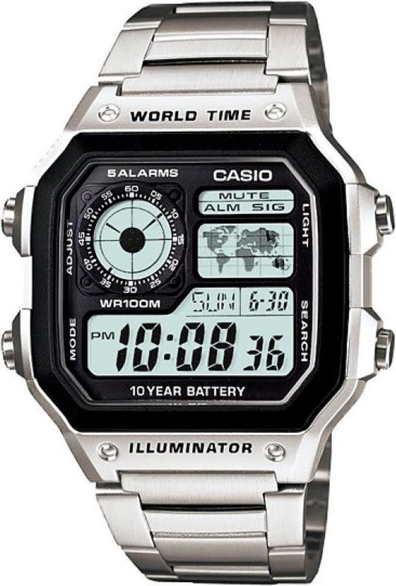 Casio Collection Men AE-1200WHD-1AVEF Heren Horloge - 42 mm | bol.com