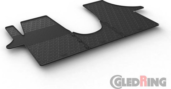 Fussmatten für Volkswagen Transporter T5 Multivan 2003 - 2015 | Kovvar DuoGrip Gummi