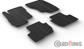 Gledring Rubbermatten passend voor Mitsubishi Outlander 2012- incl. PHEV (T profiel 4-delig + montageclips)