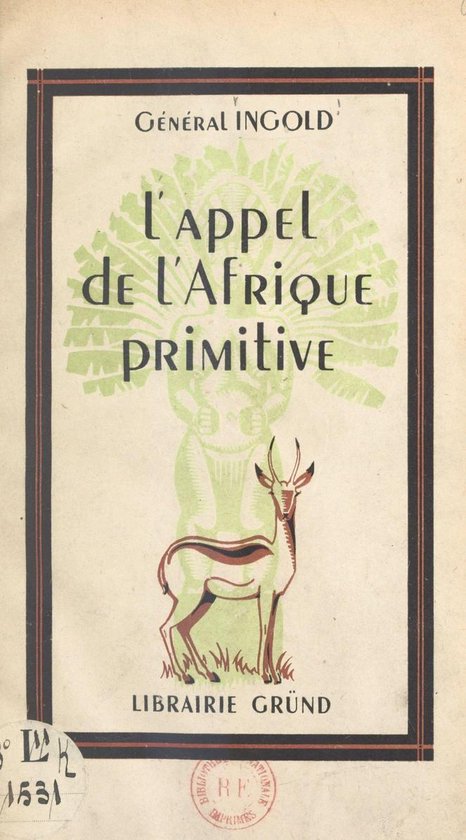 L'appel de l'Afrique primitive - cover