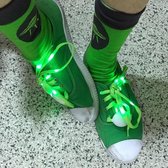 Groene LED Schoenveters