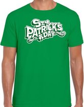 St. Patricks day t-shirt groen heren - St Patrick's day shirt - kleding / outfit S
