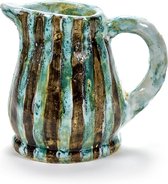 Serax Interieuraccessoires Waterkan Bruin-Groen-Turquoise L 15,5 cm B 11 cm H 14 cm