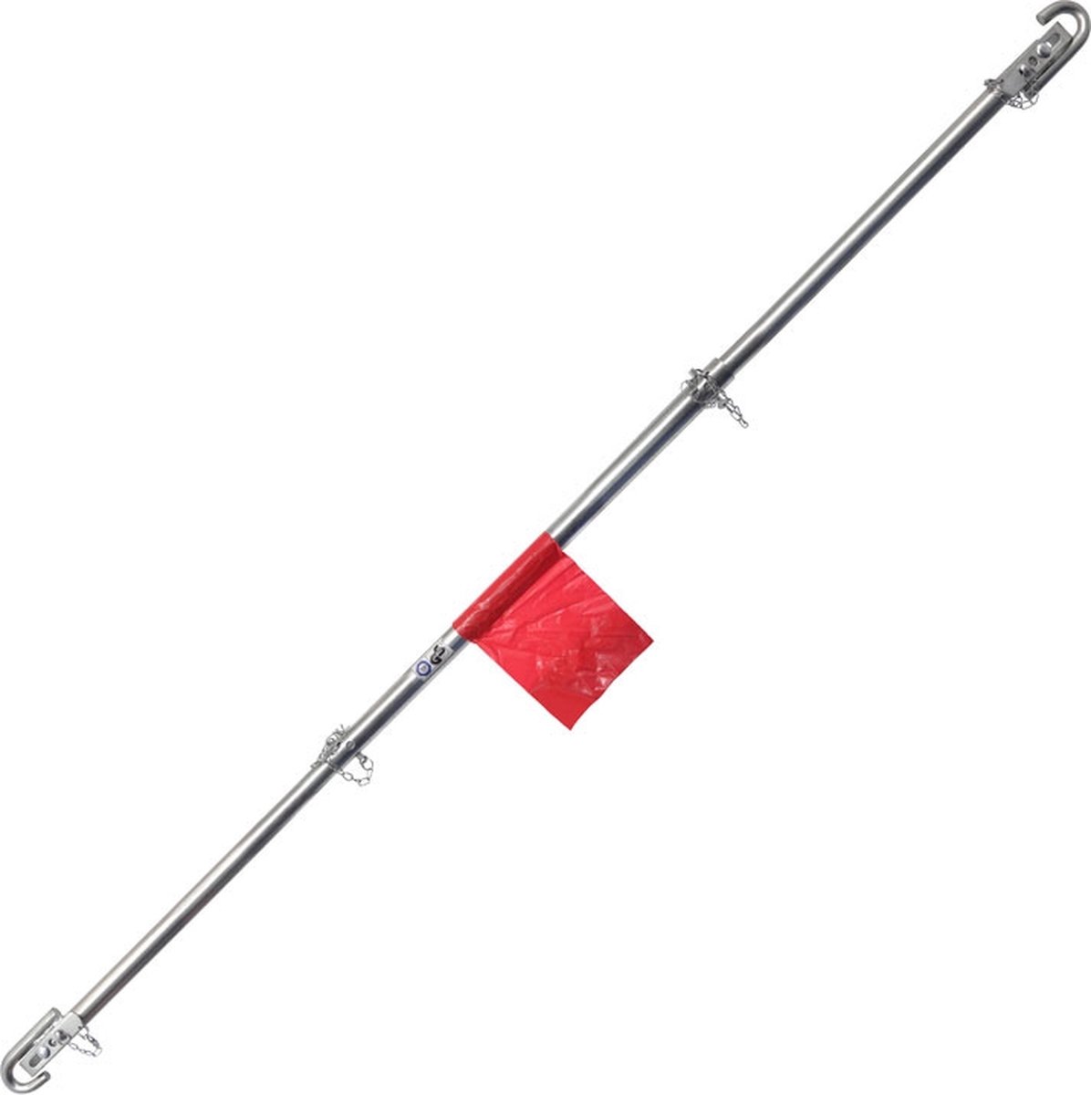 Carpoint sleepstang 2000 kg - 180 cm - 3-delig - veilig slepen - compact opbergbaar