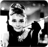 Audrey Hepburn Metalen Onderzetters Set