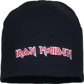 Iron Maiden Band Logo Beanie Muts Zwart - Officiële Merchandise
