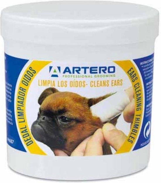Artero – Vingerdoekjes voor oren hond en kat 50 stuks