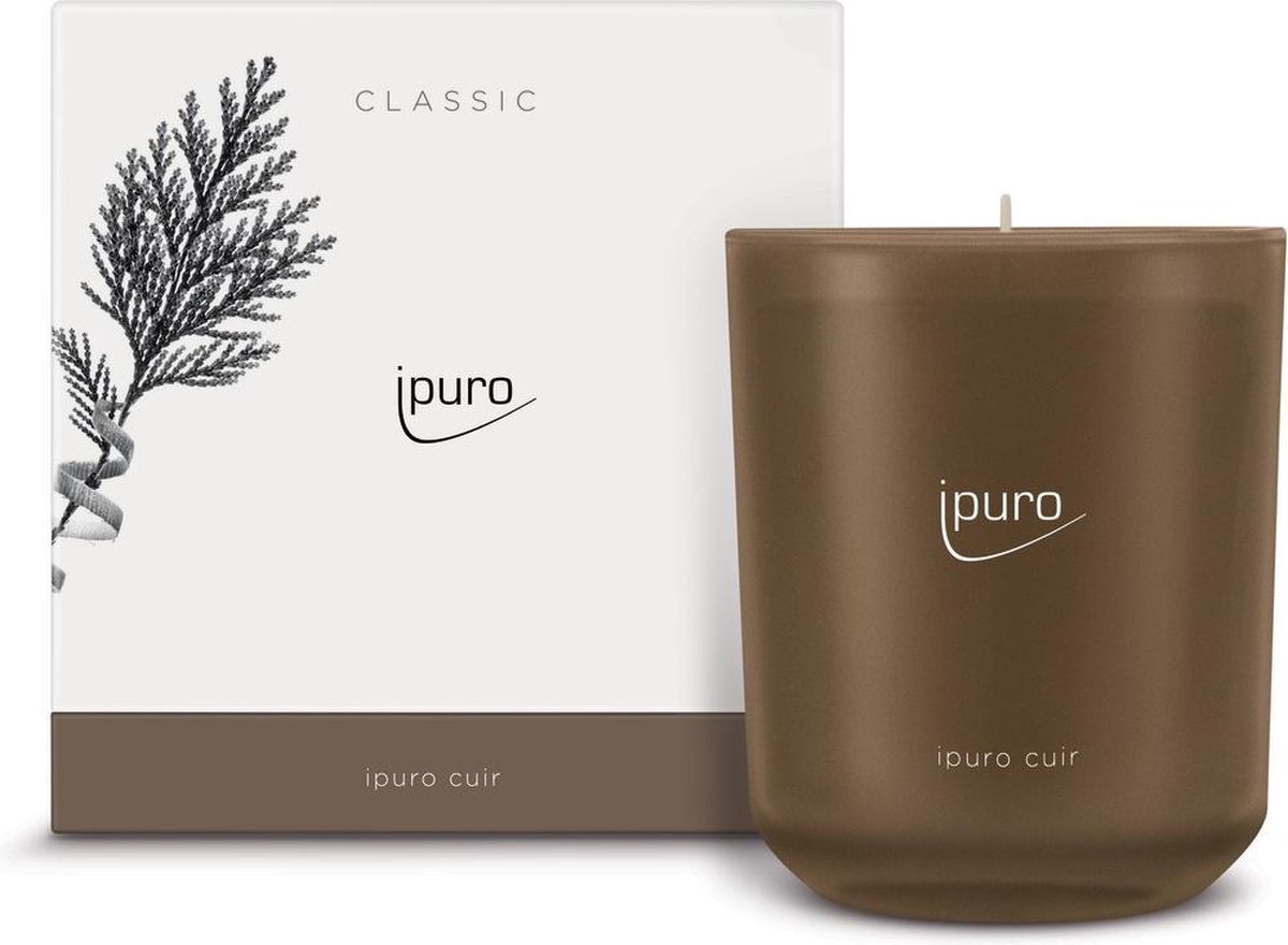 Ipuro Geurkaars Classic Cuir