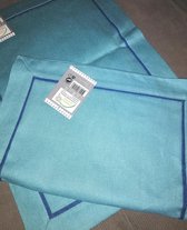 Set van 2 stoffen Placemats Mintgroen