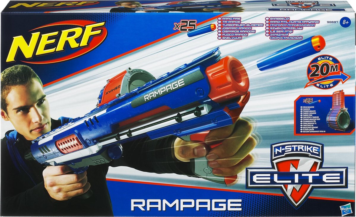 Internationale Abnormaal Gelovige NERF N-Strike Elite Rampage - Blaster | bol.com