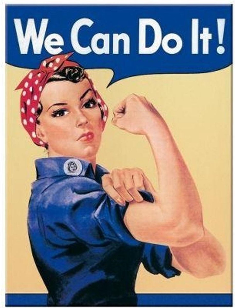 Nostalgic Art Magneet We Can Do It! 8 x 6 cm