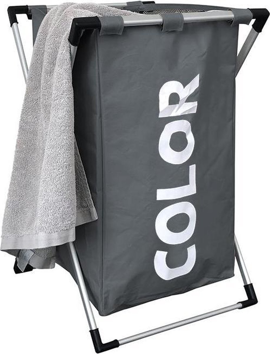 Goedkoopste Wasmand opvouwbaar 50L - Donkergrijs