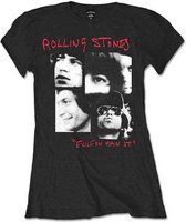 The Rolling Stones Dames Tshirt -S- Photo Exile Zwart