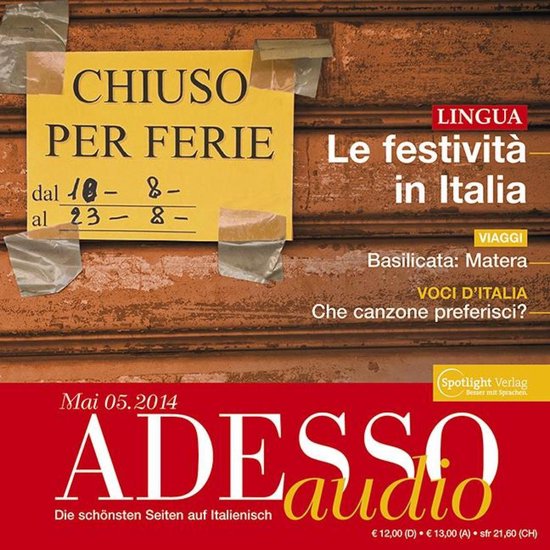 Italienisch lernen Audio - Italienische Festtage - cover