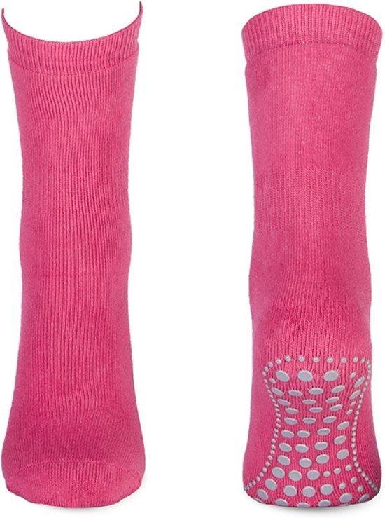 Anti slip huissokken - maat 31-34 - fuchsia roze