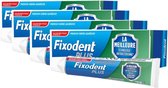 4x Fixodent Plus Duo Bescherming Antibacterieel - 40 gram