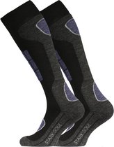 STARK SOUL | Performance Ski Socks | Skisokken | Warme sokken | Skieen | Lang | 43-46 | Blauw