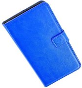 Samsung Galaxy S5 Plus Wallet Bookcase hoesje Blauw