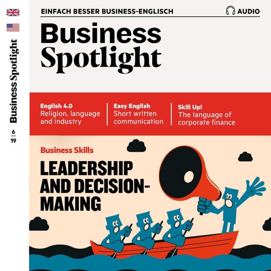 Business-Englisch lernen Audio - Leadership and decision-mak ... - cover