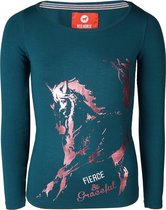 Horka ruitershirt met mooie opdruk