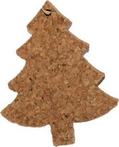 Kerstboomversiering - kerstboom - decoratie - kurk - hout - duurzaam - milieuvriendelijk -