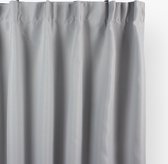 Ambianzz Bedding - Kant en Klaar Luxe Gordijn inclusief Haken voor Gordijnrails en met Plooiband - 300x250 cm - Grijs