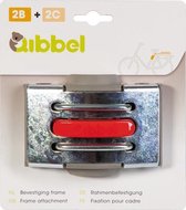 Qibbel Q200 - Frame Bevestiging voor Achterzitje - Grijs