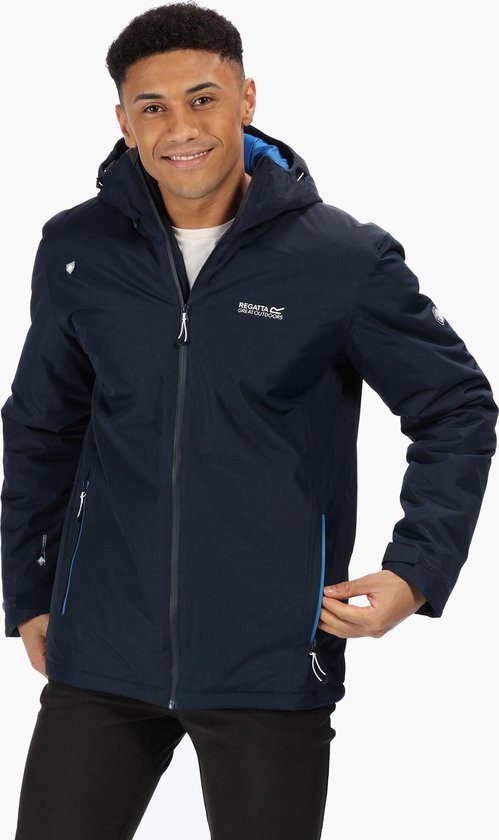 regatta thornridge ii waterproof blue jacket