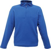 Kobalt Blauw dunne fleece trui met halve rits merk Regatta maat S