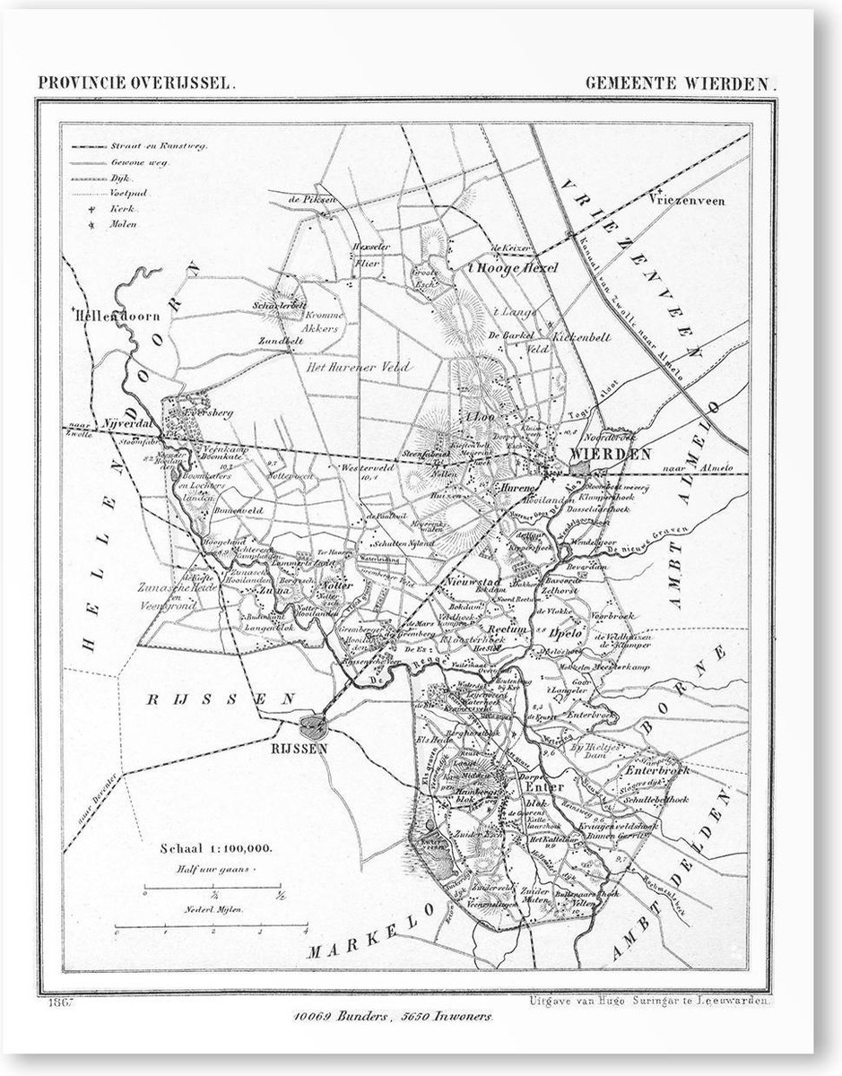 Poster/plattegrond HIS - A4
