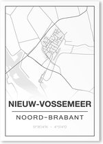 Poster/plattegrond NIEUWVOSSEMEER - A4