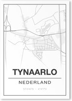 Poster/plattegrond TYNAARLO - 30x40cm