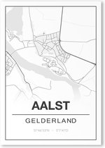 Poster/plattegrond AALST - A4