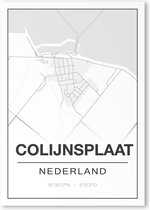 Poster/plattegrond COLIJNSPLAAT - A4