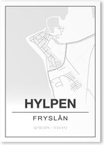 Poster/plattegrond HYLPEN - 30x40cm