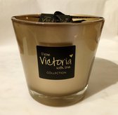 Victoria with Love - Kaars - Geurkaars - Glossy Gold - Medium - Glas - Indoor