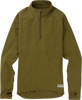 Burton Dames Expedition 1/4 Zip thermoshirt martini olive heather