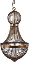 Hanglamp Gianpetro klein 1 lichts 30 cm antiek brons