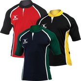 Gilbert Rugbyshirt Xact Blauw / Groen - 2xs