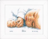 Vervaco borduurpakket geboortelap pasgeboren pn-0154563 borduren