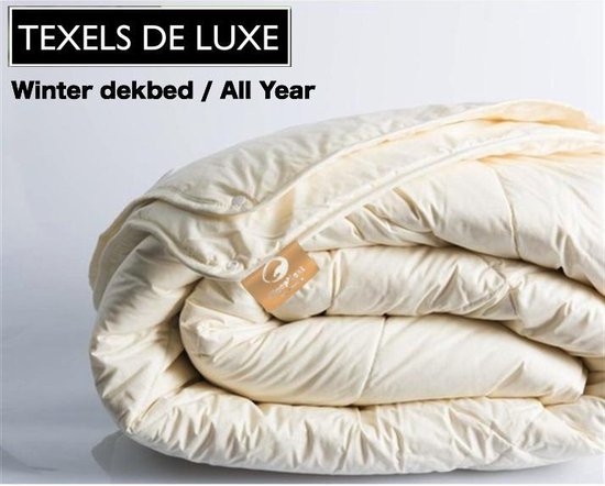 Texels de Luxe Winter dekbed 100% Scheerwol - 140x200cm