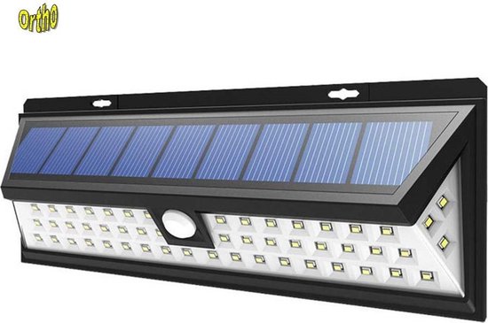 Ortho® - ABS LED Buitenlamp op zonne energie - Solar - Bewegingsmelder -  Sensor... | bol