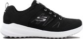 Skechers Skybound 12995-BKW Dames Sneakers Sportschoenen Schoenen Zwart - Maat EU 38 UK 5