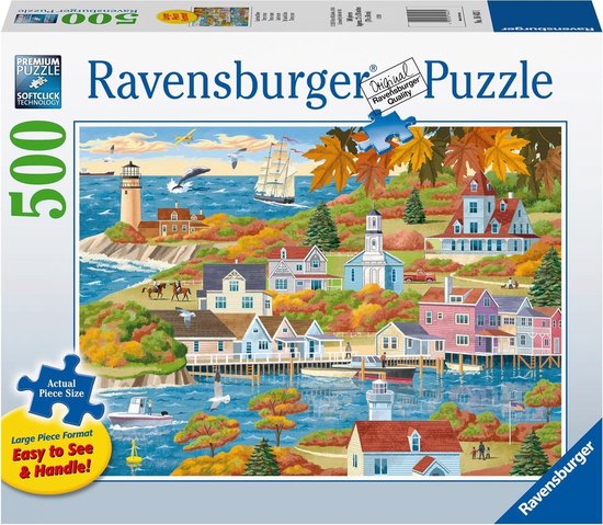 wetenschappelijk stijl Opmerkelijk Ravensburger puzzel Land en Zee - Legpuzzel - 500 stukjes | bol.com