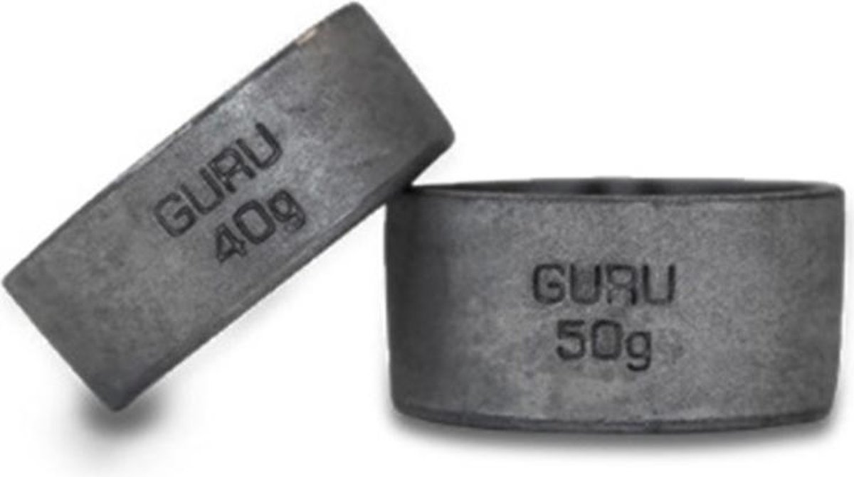 Guru X-Change Distance Feeder Weights - Light Sp.Pack - 20g + 30g - Zilver