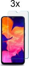 Samsung a10s screenprotector - Beschermglas Samsung galaxy a10s screen protector glas - screenprotector samsung a10s - 3 stuks