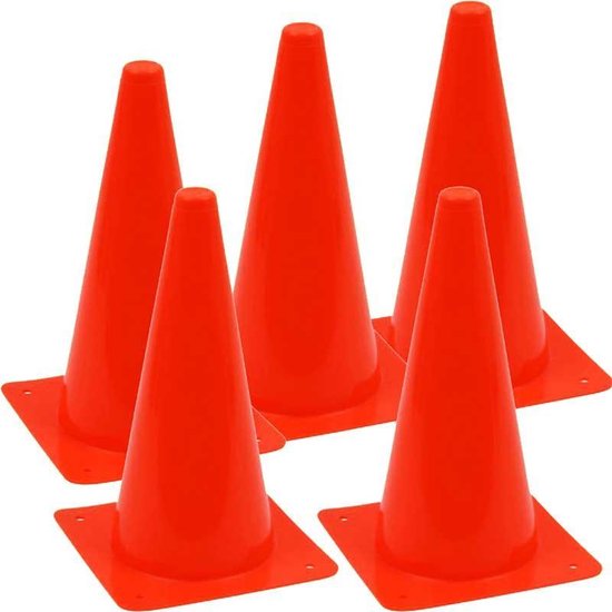 Lot De 10 Cônes De Football Numérotés - Marqueurs D'entraînement, Plastique, Pour Sport Extérieur